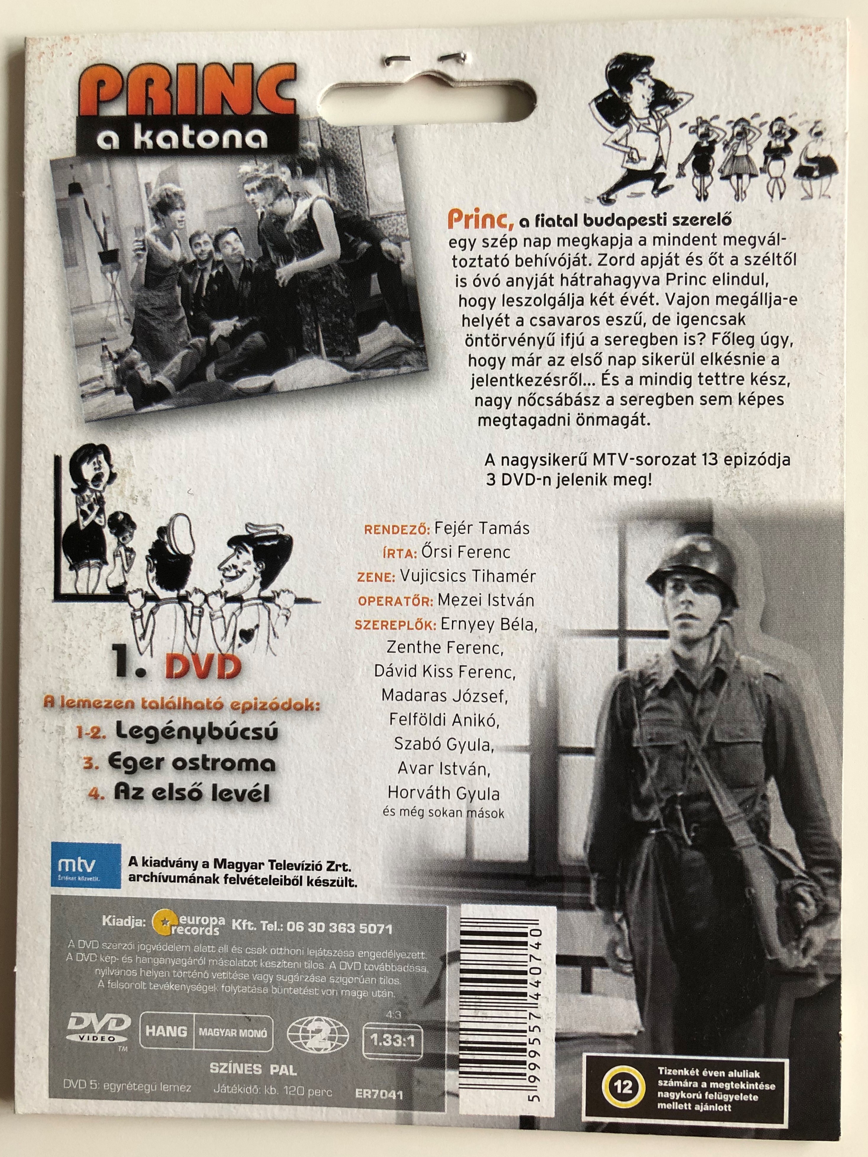 Princ a katona DVD 1966 Vol 1. 1.JPG